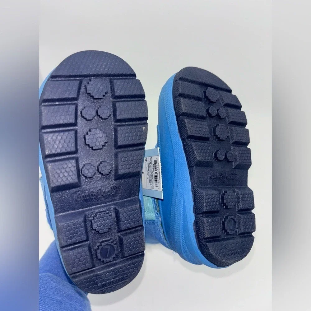 CAT & JACK Toddler Winter Boot Monster Frankie Snow Insulated‎ Waterproof Blue 7
